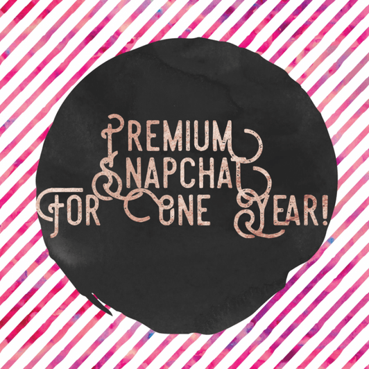 Premium Snapchat For One Year
