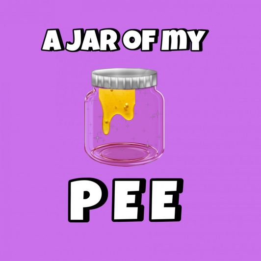 Jar of my pee