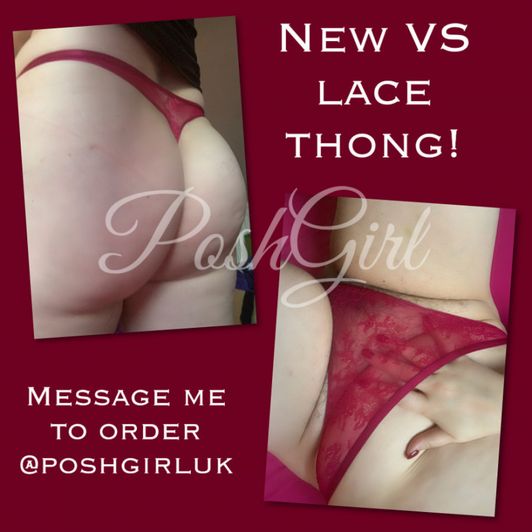 VS lace thong