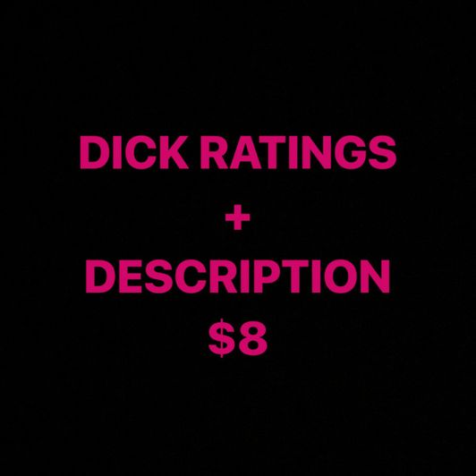 Dick Rating and Description