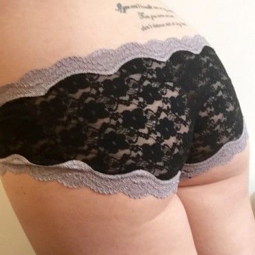 Black and Grey Bootyshorts
