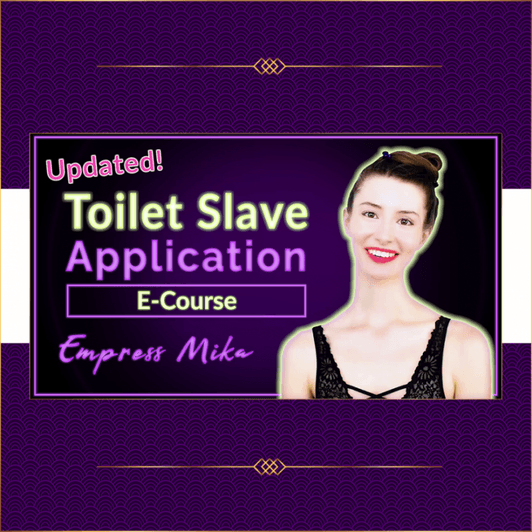 Toilet Slave Application ECourse