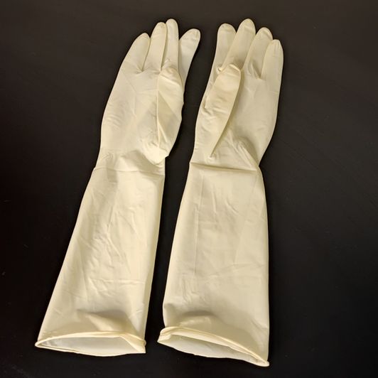 new latex long medical gloves