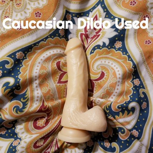 Caucasian Dildo Used