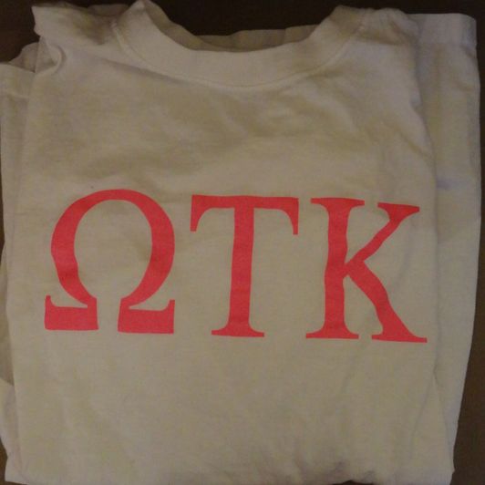 Omega Tau Kappa shirt in White size M