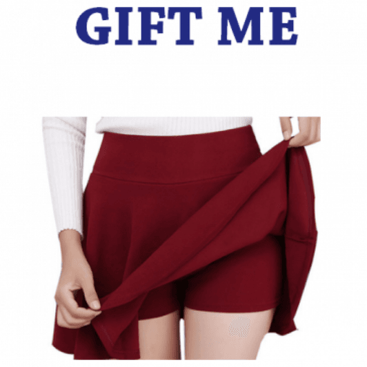 Gift me: Wine red skirt