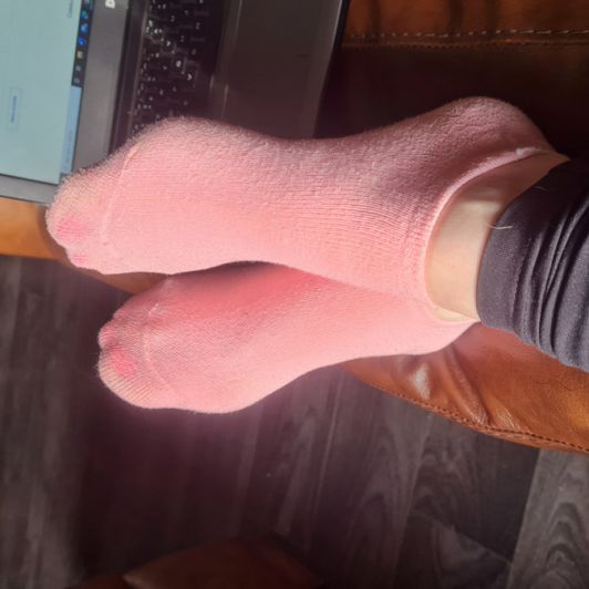 Coloured smelly socks