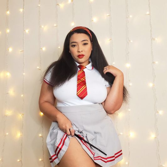 Gryffindor Schoolgirl Photo Set