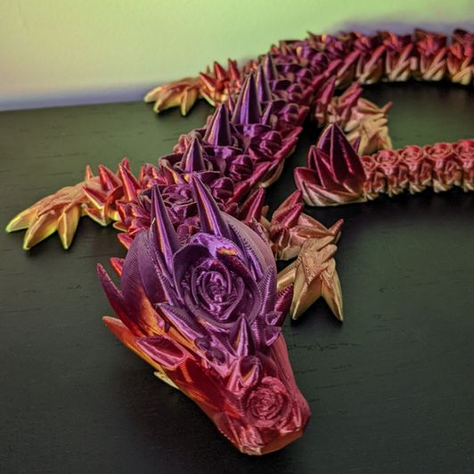 Rose Dragon Articulated Fidget Toy