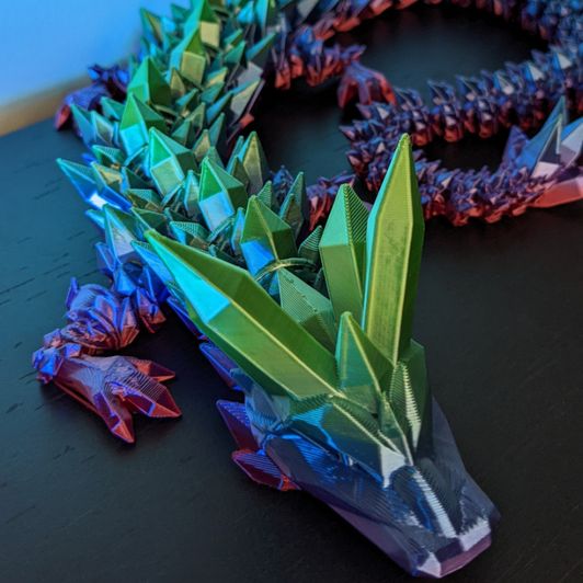 Crystal Dragon Articulated Fidget Toy