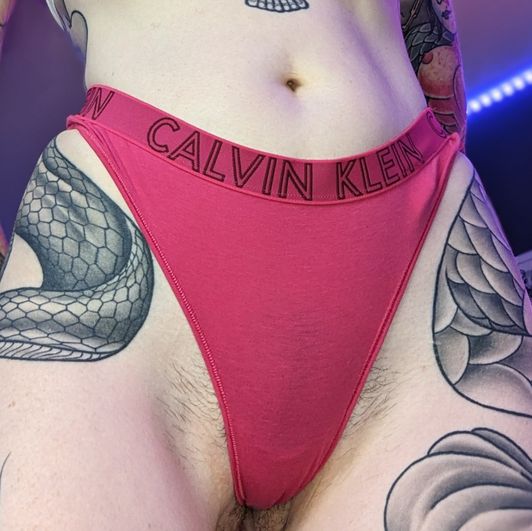 Hot Pink Calvin Klein Thong