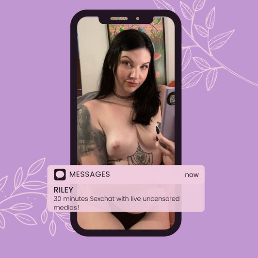 30 min Sexchat with NSFW live medias