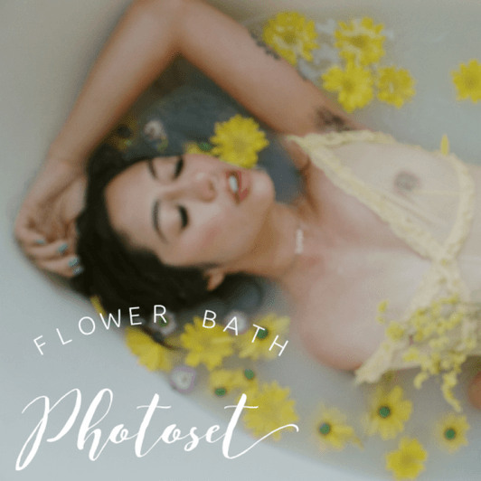 Flower Bath Photoset