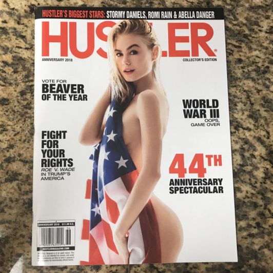 Signed Hustler 2018 Anniversary Issue