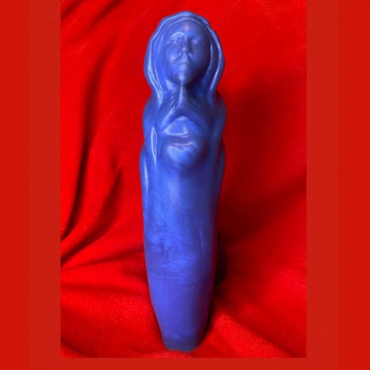 Blue Mother Mary Dildo