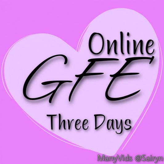 3 Day Online GFE
