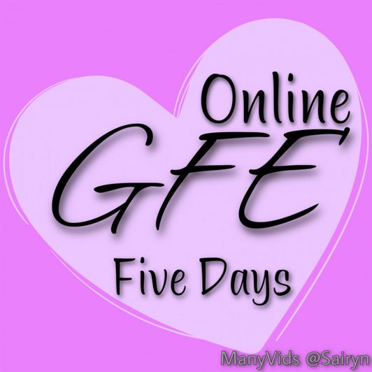 Five day Online GFE