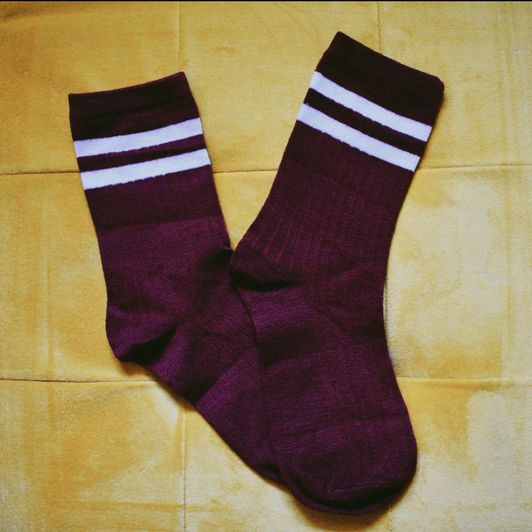 Maroon Gym Socks