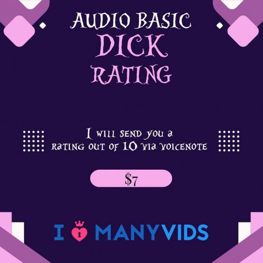 Basic Audio Dick Rating