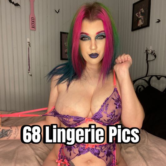68 Purple Lingerie Pics