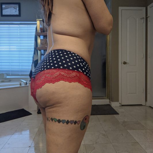 Full Butt patriotic panty