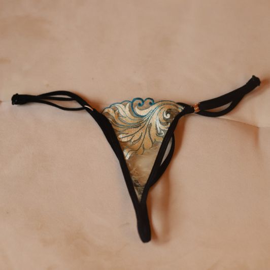 My used lace transparent mikro thong