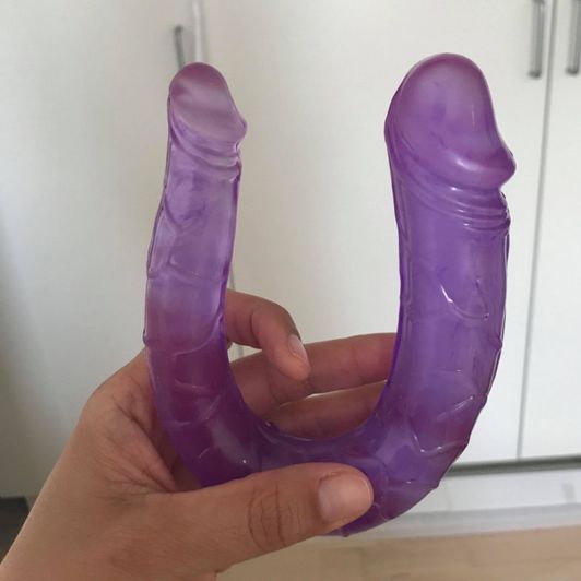 Double vaginal and anal dildo