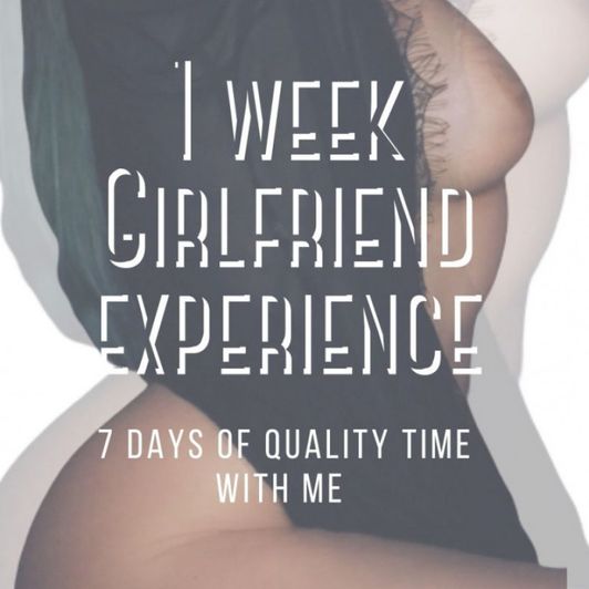 1 week girlfriend experience