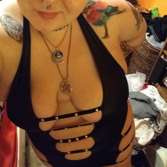 Black Sexy BDSM Dress