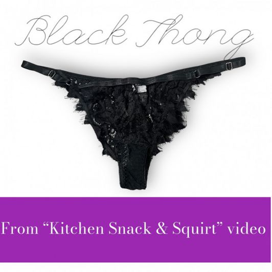 Black Thong