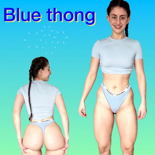 BLUE THONG