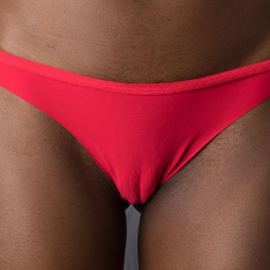 Red Seamless OneSize Thong