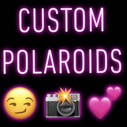 Set of FIVE Custom Polaroids