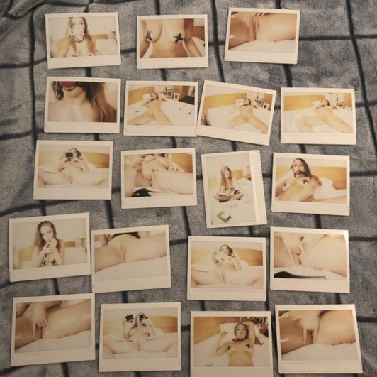 15 Polaroids from Richard Avery Shoot