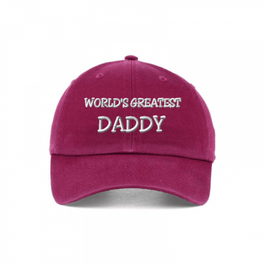 Burgundy Dad Hat