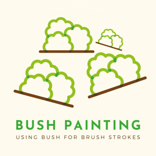 One of a Kind Bush Painting