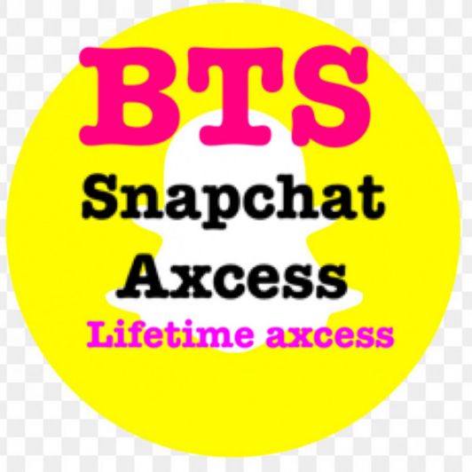 Lifetime axcess to the BTS Snapchat
