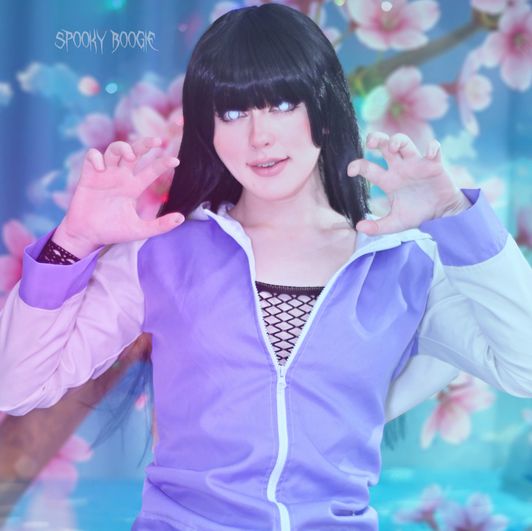 Cosplay photoset of Hinata Hyuga from anime Naruto