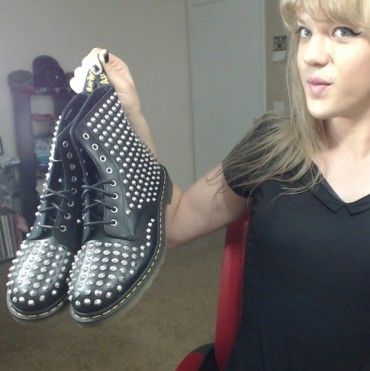 Limited Edition Studded Doc Marten Boots