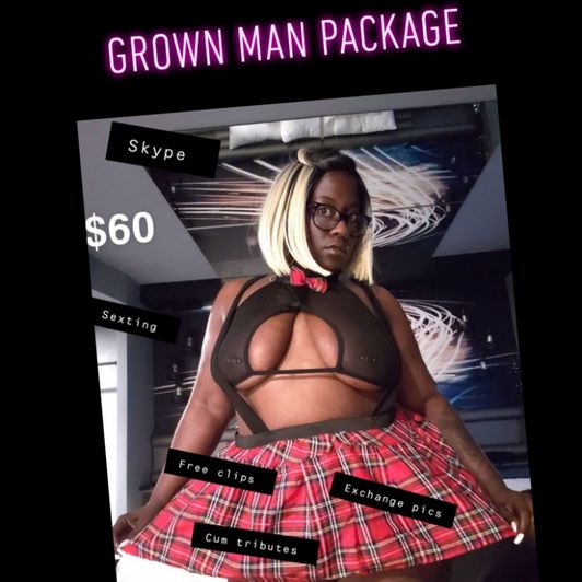 Grown man package