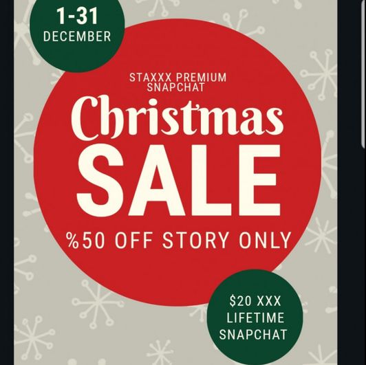 Lifetime Premium snapchat xmas sale