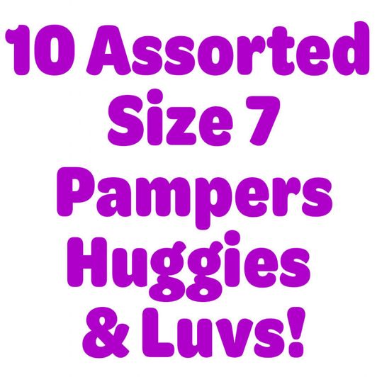 10 Assorted Pamps Hugs and Luvs!