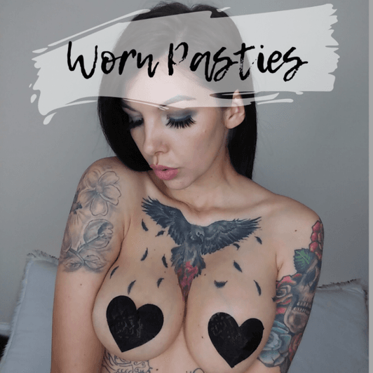 Worn Pasties: Big Tit Stickers