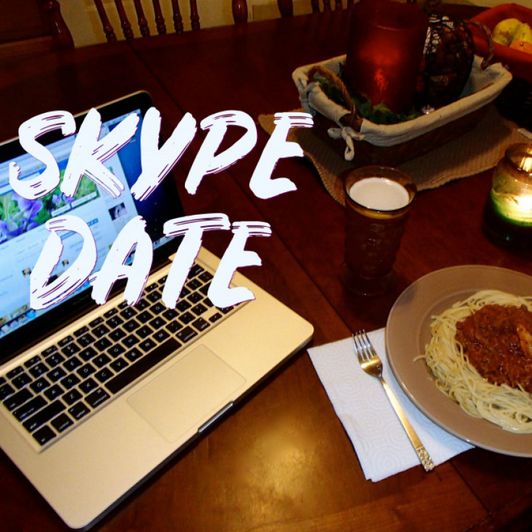 Video chat Dinner Date: 45 minutes