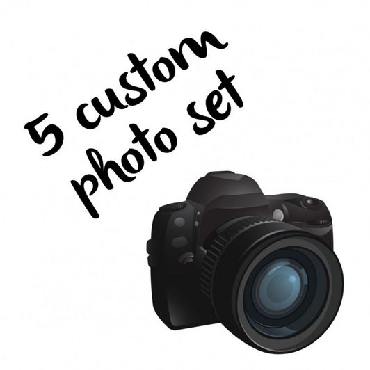 5 custom photo set