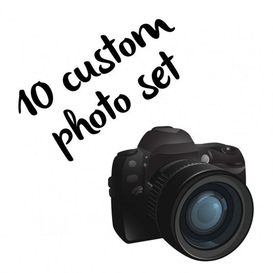 10 custom photo set