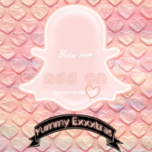Snapchat Add on: Blow me!