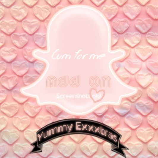 Snapchat Add on: Cum for me