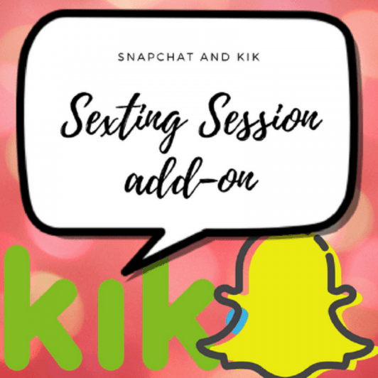 Sexting Session for Snapchat and kik