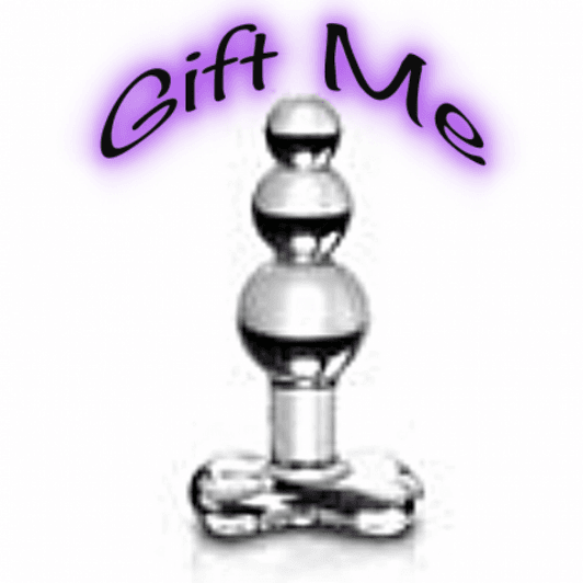 Gift Me: Beaded Glass Butt Plug